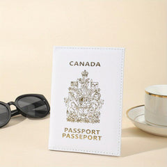 Canadian Passport Cover PU Leather for Men and Women