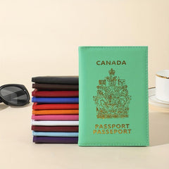 Canadian Passport Cover PU Leather for Men and Women