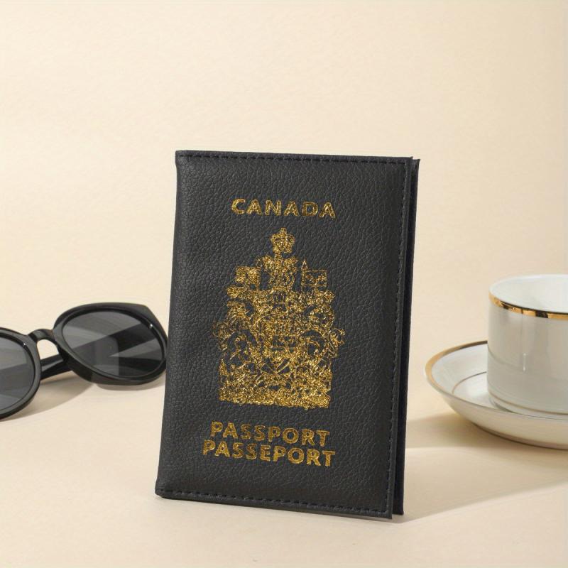 Canadian Passport Cover PU Leather for Men and Women