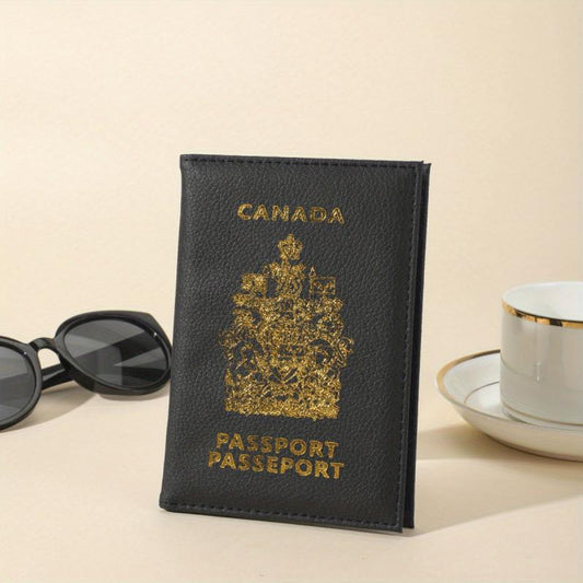 Canadian Passport Cover PU Leather for Men and Women