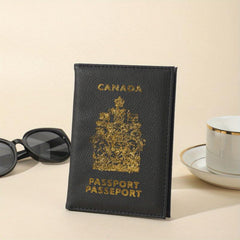 Canadian Passport Cover PU Leather for Men and Women
