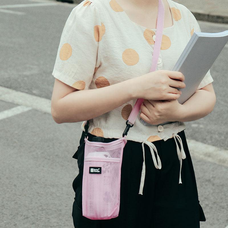 Portable Mesh Water Cup Holder for Travel
