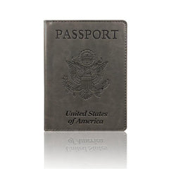Passport Holder Travel Bag Slim PU Leather Passport Case