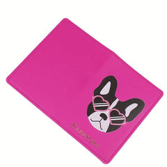 Cartoon Dog Passport Holder Travel Passport Holder