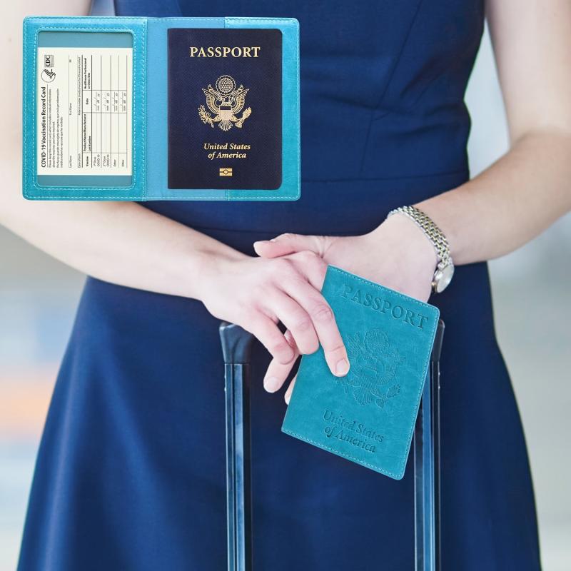 Vaccine Card Passport Bag Travel Document Holder