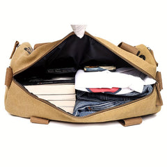 Retro Canvas Luggage Handbag Large Capacity Shoulder Bag