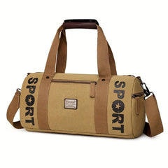 Retro Canvas Luggage Handbag Large Capacity Shoulder Bag