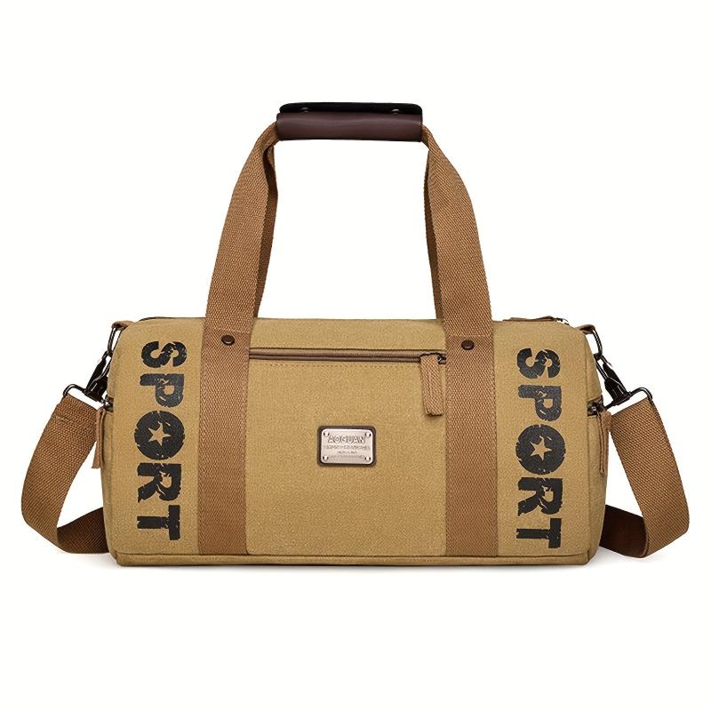 Retro Canvas Luggage Handbag Large Capacity Shoulder Bag