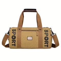 Retro Canvas Luggage Handbag Large Capacity Shoulder Bag