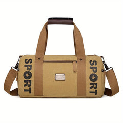 Retro Canvas Luggage Handbag Large Capacity Shoulder Bag