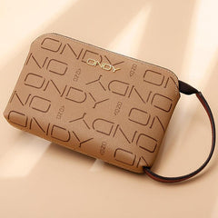 Classic Pattern Zipper Purse Clutch Wallet Wristband Coin Purse
