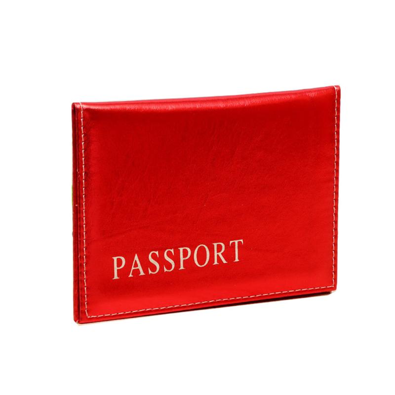 Universal Travel Passport Cover Women Pu Leather Pink Holder Passport Case