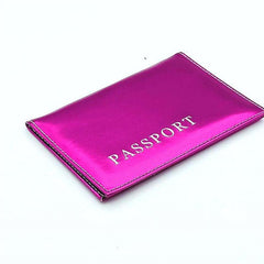 Universal Travel Passport Cover Women Pu Leather Pink Holder Passport Case