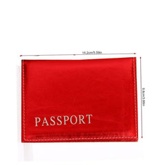 Universal Travel Passport Cover Women Pu Leather Pink Holder Passport Case