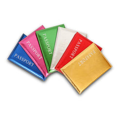 Universal Travel Passport Cover Women Pu Leather Pink Holder Passport Case