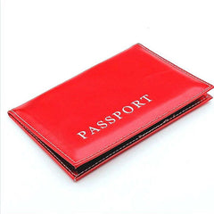 Universal Travel Passport Cover Women Pu Leather Pink Holder Passport Case