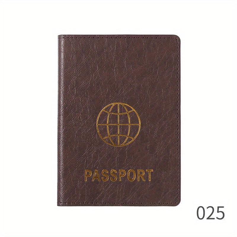 PU Leather Travel Passport Holder Document Holder Card Holder