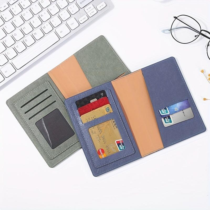 PU Leather Travel Passport Holder Document Holder Card Holder