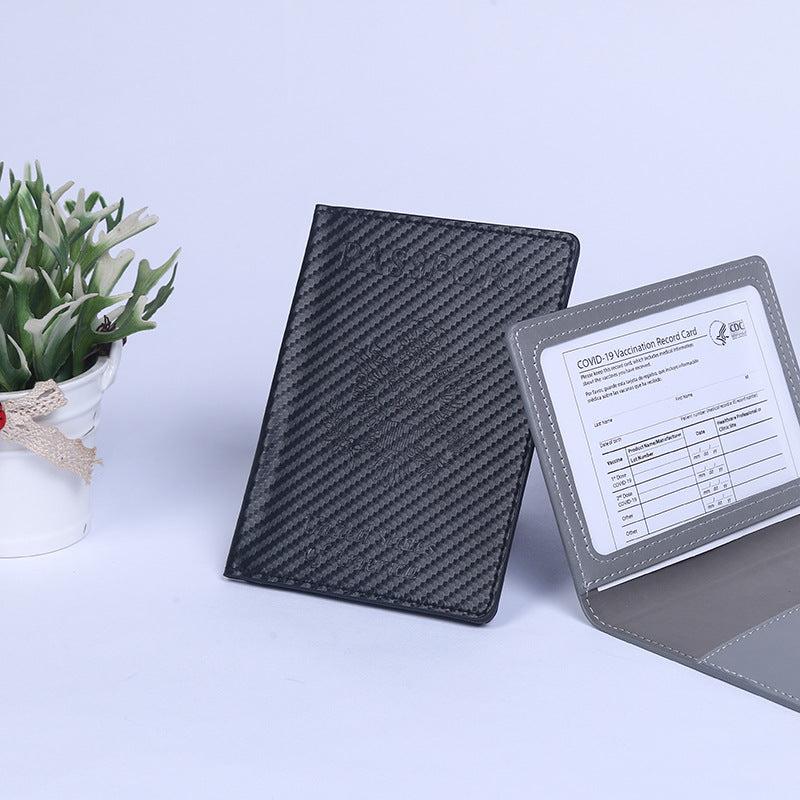 Travel Passport Holder PU Leather Waterproof Protective Case