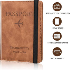 Passport and Vaccine Card Holder Combo - Passport Wallet