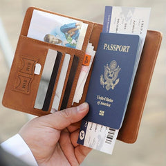 Passport and Vaccine Card Holder Combo - Passport Wallet