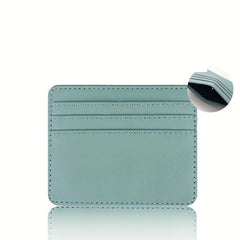 2pcs Thin Card Holder Coin Purse Large Capacity