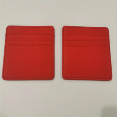 2pcs Thin Card Holder Coin Purse Large Capacity