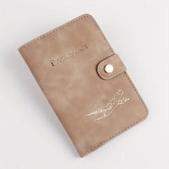 Leather Passport Holder Document Bag Travel Out Ticket Protection