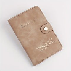 Leather Passport Holder Document Bag Travel Out Ticket Protection
