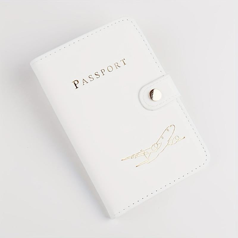 Leather Passport Holder Document Bag Travel Out Ticket Protection