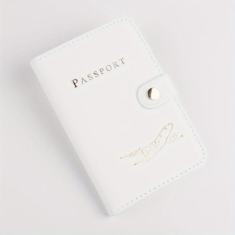 Leather Passport Holder Document Bag Travel Out Ticket Protection