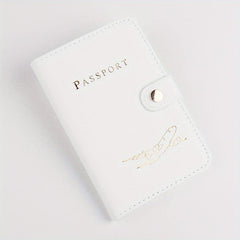 Leather Passport Holder Document Bag Travel Out Ticket Protection