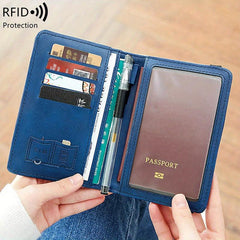 Portable Passport Holder And Vaccine Card Holder