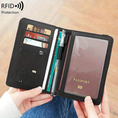 Portable Passport Holder And Vaccine Card Holder