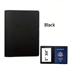 PU Leather Card Passport Book Cover Dual purpose