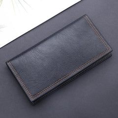 Engraved PU Leather Long Clutch Wallet Coin Hand Purse