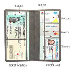 Travel Business Trip Essential Card Bag Document Bag Passport Bag