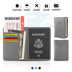 Travel Leather Passport & Vaccine Card Holder Combo