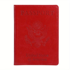 Vaccine Card Storage Bag Passport Holder PU Card Holder Bag