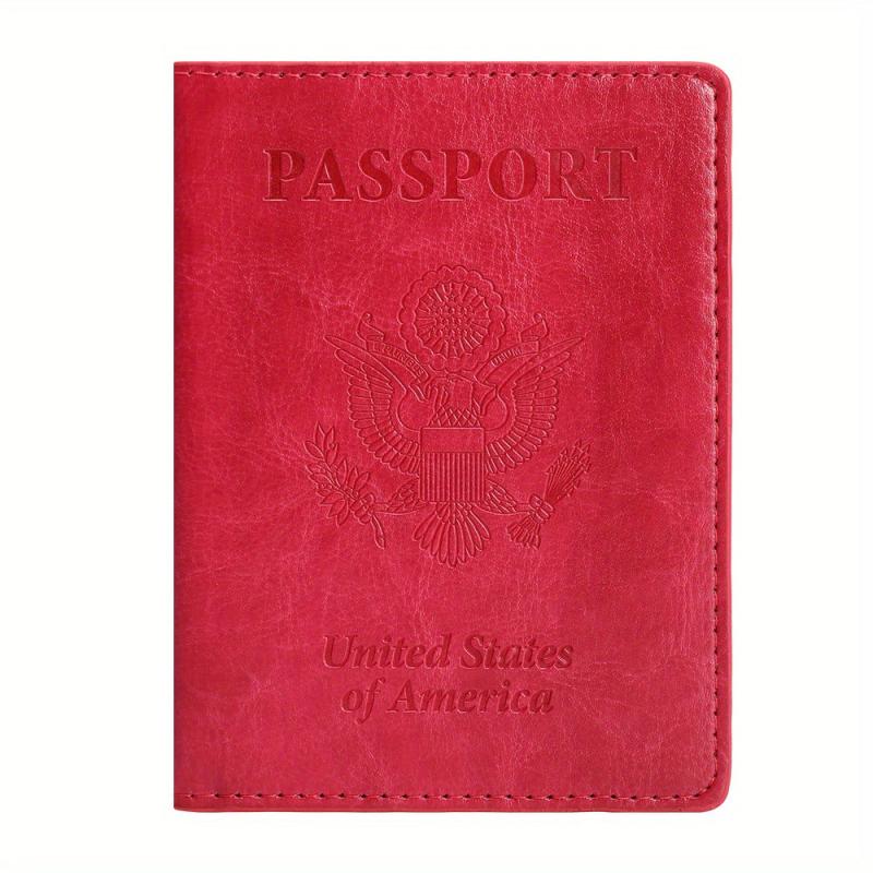 Vaccine Card Storage Bag Passport Holder PU Card Holder Bag