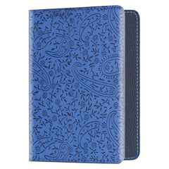 Lavender Pattern Passport Holder - Slim Travel Wallet