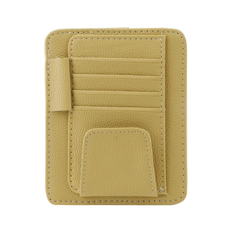 Car Sun Visor Organizer Universal Auto Eyeglasses Holder Clip