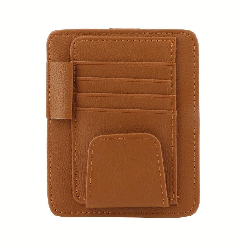 Car Sun Visor Organizer Universal Auto Eyeglasses Holder Clip