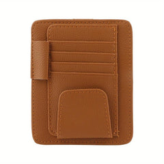 Car Sun Visor Organizer Universal Auto Eyeglasses Holder Clip