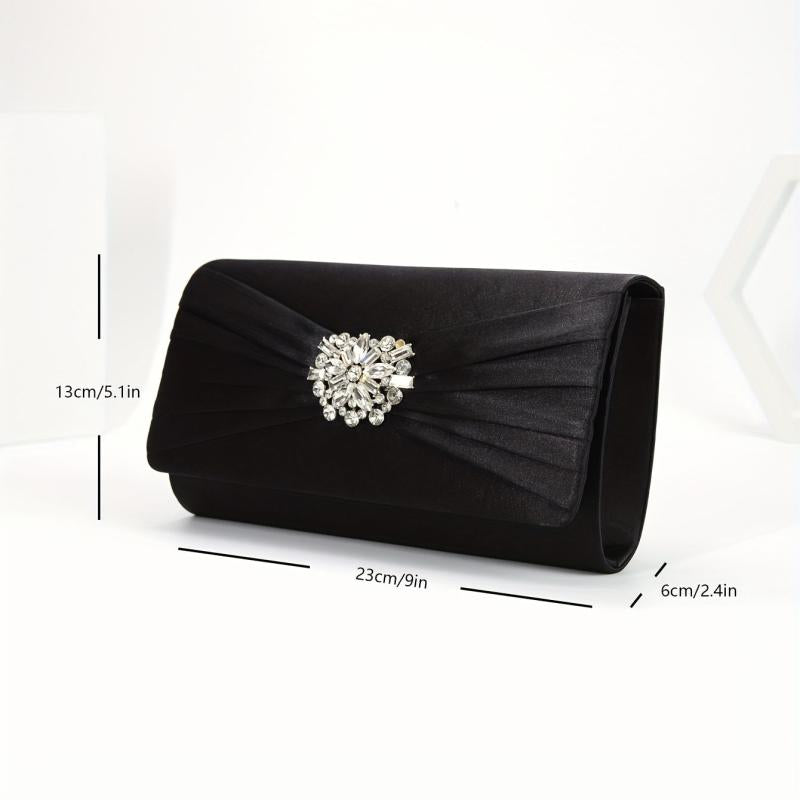 Glitter Rhinestone Evening Bag for Party
