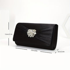 Glitter Rhinestone Evening Bag for Party
