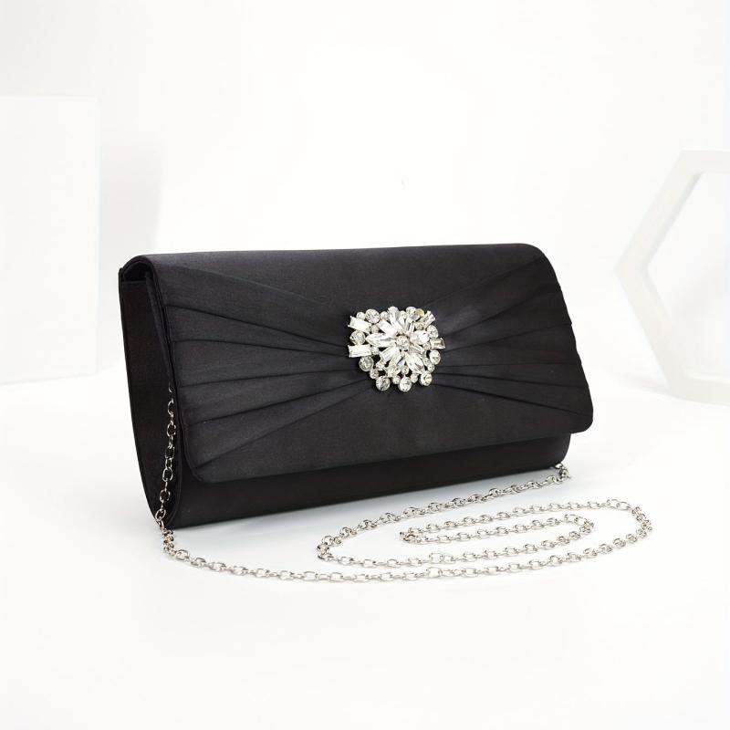 Glitter Rhinestone Evening Bag for Party