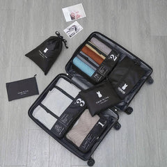 Travel Storage Bag Set Luggage Clothing Finishing Bag Portable Underwear Shoes