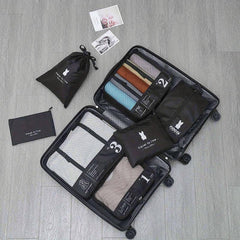 Travel Storage Bag Set Luggage Clothing Finishing Bag Portable Underwear Shoes