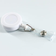 Round Shape Clip with Plastic Strap Traffic Card Holder
